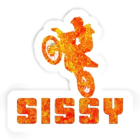 Sticker Motocross Rider Sissy Image