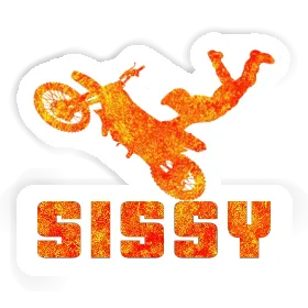 Sticker Motocross Rider Sissy Image