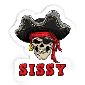 Sissy Sticker Pirate-Skull Image