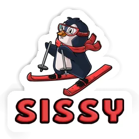 Autocollant Skieuse Sissy Image