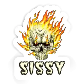Sticker Sissy Skull Image