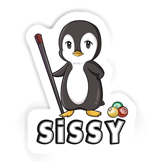 Autocollant Joueur de billard Sissy Autocollant Joueur de billard Sissy Image
