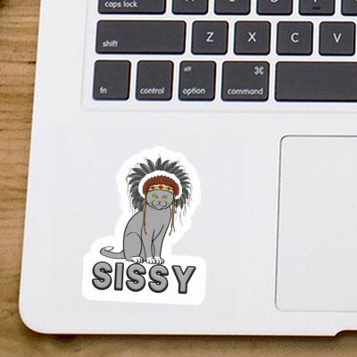 Sissy Autocollant Chat Notebook Sissy Autocollant Chat Gift package Image