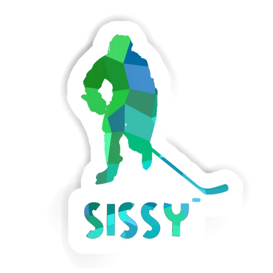 Sticker Eishockeyspieler Sissy Notebook Sticker Eishockeyspieler Sissy Gift package Image