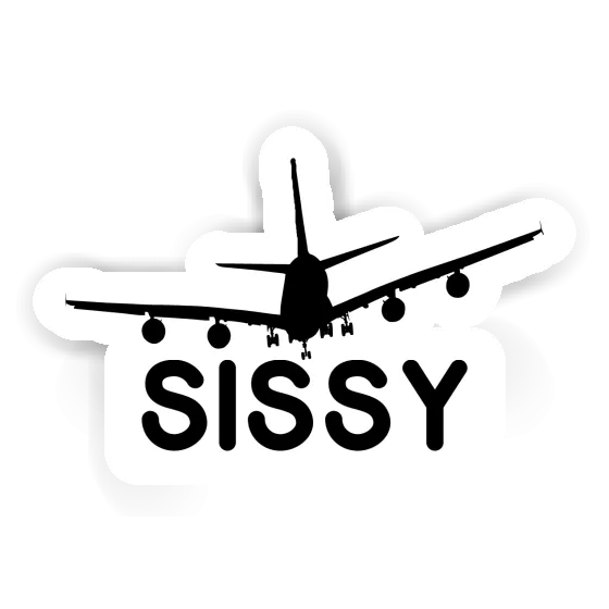 Sissy Autocollant Avion Notebook Image