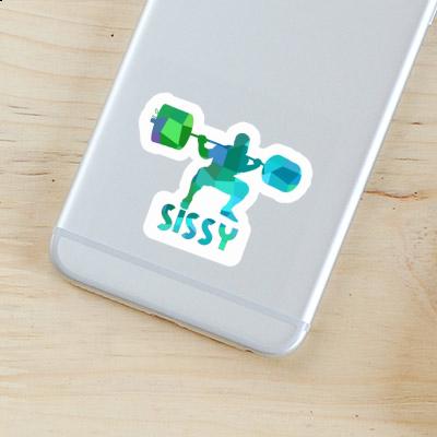 Sticker Gewichtheber Sissy Gift package Image