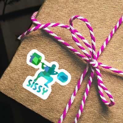Sticker Gewichtheber Sissy Image