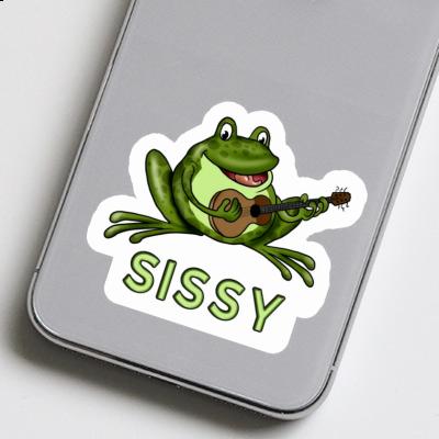 Autocollant Sissy Grenouille à guitare Notebook Image