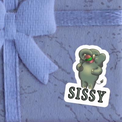 Sticker Sissy Elephant Gift package Image