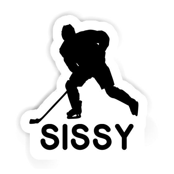 Eishockeyspieler Sticker Sissy Notebook Eishockeyspieler Sticker Sissy Gift package Image
