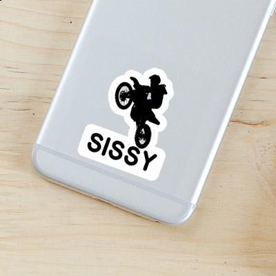 Sticker Motocross-Fahrer Sissy Image