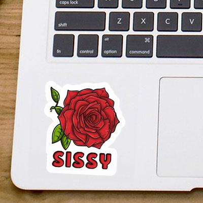 Sissy Sticker Rosenblüte Notebook Image