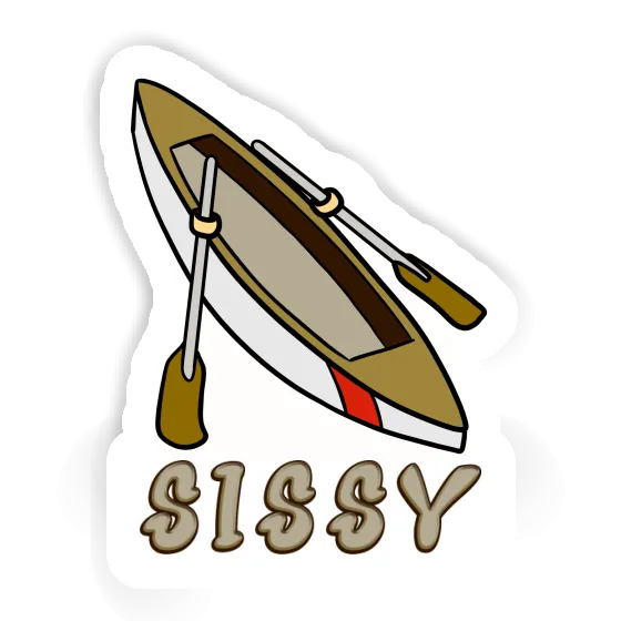 Sissy Autocollant Bateau à rames Sissy Autocollant Bateau à rames Image