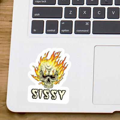 Sissy Autocollant Tête de mort Notebook Image