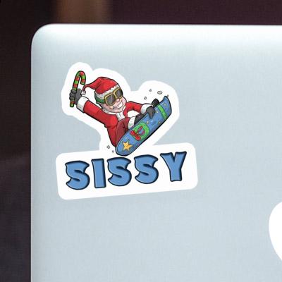 Autocollant Sissy Snowboarder de Noël Notebook Autocollant Sissy Snowboarder de Noël Gift package Image