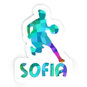 Sofia Sticker Basketball Player Image