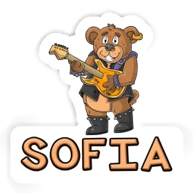 Autocollant Sofia Ours rockeur Image