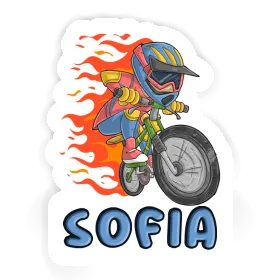 Sofía Autocollant Vététiste de freeride Image