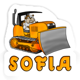 Autocollant Sofia Bulldozer Image