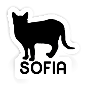 Sofia Autocollant Chat Image