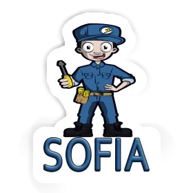 Autocollant Sofia Électricien Image