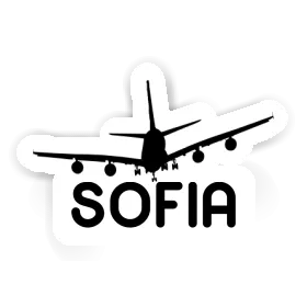 Autocollant Avion Sofia Image