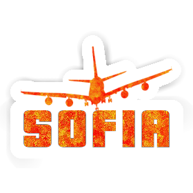 Autocollant Avion Sofia Image