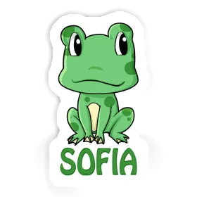Frog Sticker Sofia Image