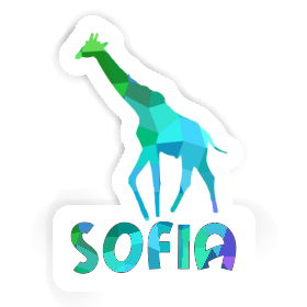 Giraffe Sticker Sofia Image