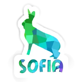 Sofia Autocollant Lapin Image