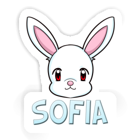 Autocollant Sofia Tête de lièvre Image