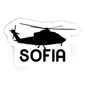 Sticker Sofia Helicopter Image