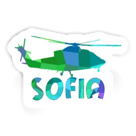 Sticker Sofia Helicopter Image