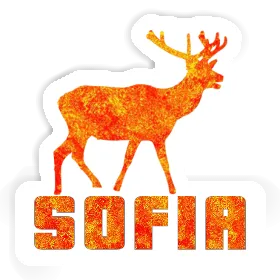 Sofía Autocollant Cerf Image