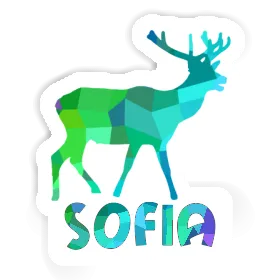 Autocollant Cerf Sofía Image