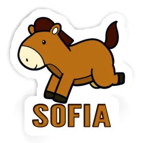 Sofia Autocollant Cheval Image
