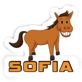 Cheval Autocollant Sofia Image