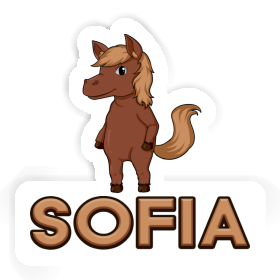 Autocollant Sofia Cheval Image