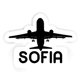 Jumbo-Jet Autocollant Sofia Image