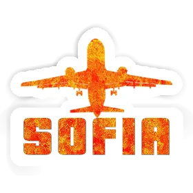 Jumbo-Jet Autocollant Sofia Image