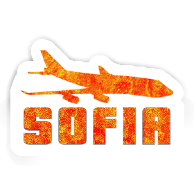 Autocollant Jumbo-Jet Sofia Image