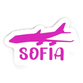 Autocollant Jumbo-Jet Sofia Image