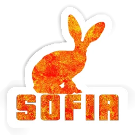 Lapin Autocollant Sofia Image