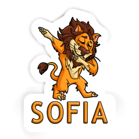 Autocollant Sofia Lion Image