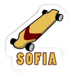 Autocollant Skateboard Sofia Image