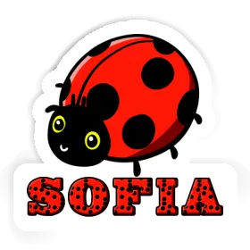 Autocollant Coccinelle Sofia Image