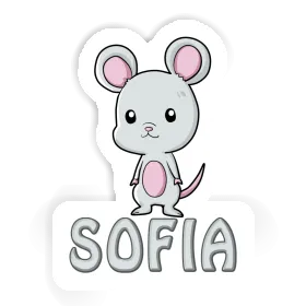Sofia Autocollant Souris Image