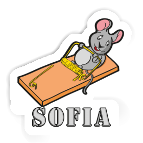 Sofia Autocollant Souris de fitness Image