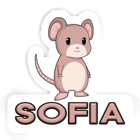Sofia Autocollant Souris Image