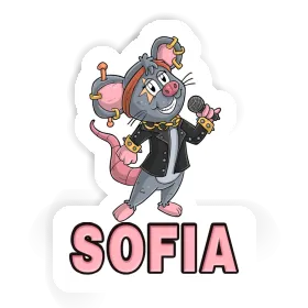 Autocollant Sofia Chanteuse Image